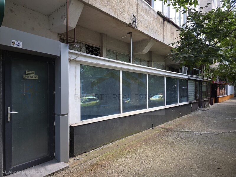 Constantin Brancoveanu Spatiu comercial 45 mp, vitrina, zona cu vad